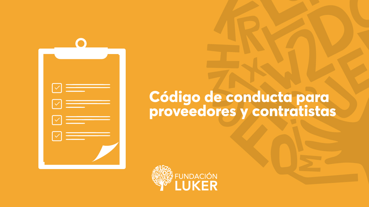 Código de conducta para proveedores y contratistas 