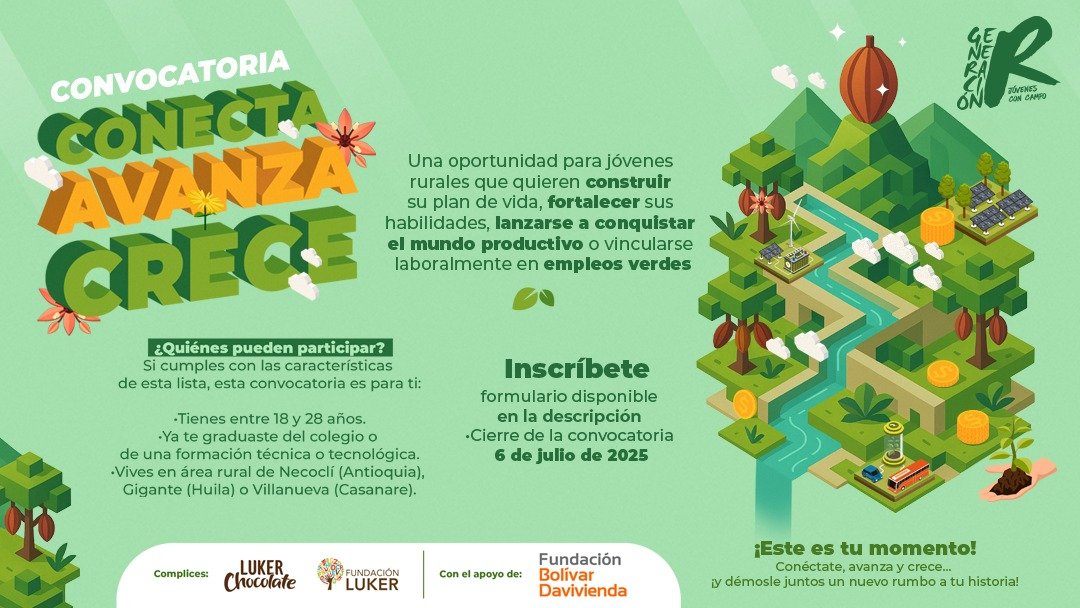 Convocatoria abierta: Conecta, avanza y crece 