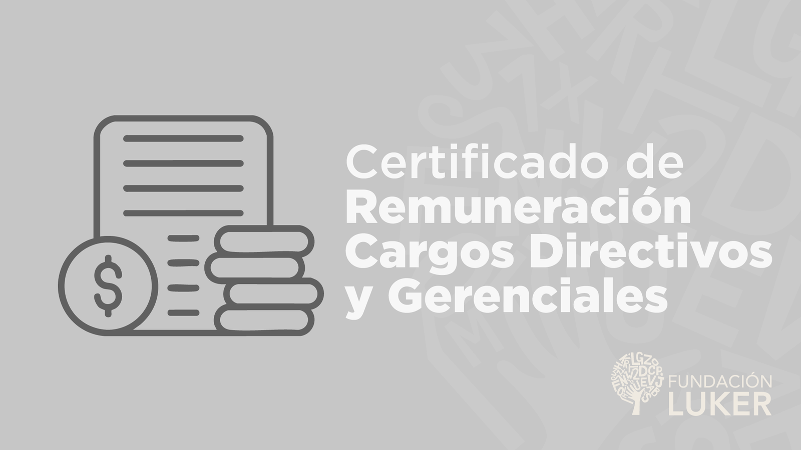 Certificado de Remuneración Cargos Directivos y Gerenciales 