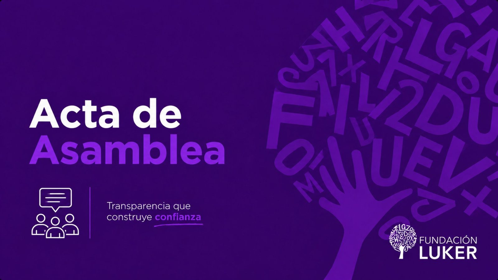 Acta de asamblea 2026 